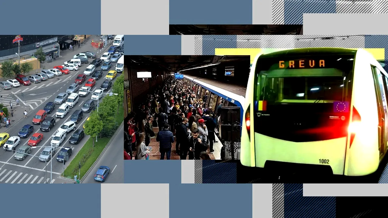 Scenariu de coșmar în București, dacă Metrorex nu se înțelege cu sindicaliștii: „Metroul se OPREȘTE până la ora 16:00”