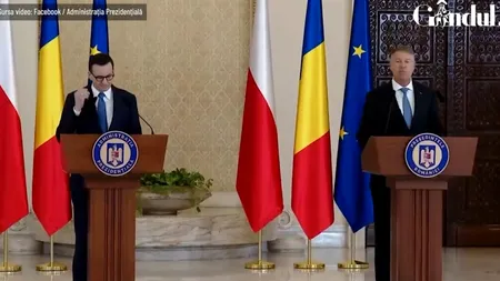 Președintele Klaus Iohannis, întâlnire cu premierul Poloniei, Mateusz Morawiecki: România și Polonia vor susține UCRAINA, cât timp va fi necesar