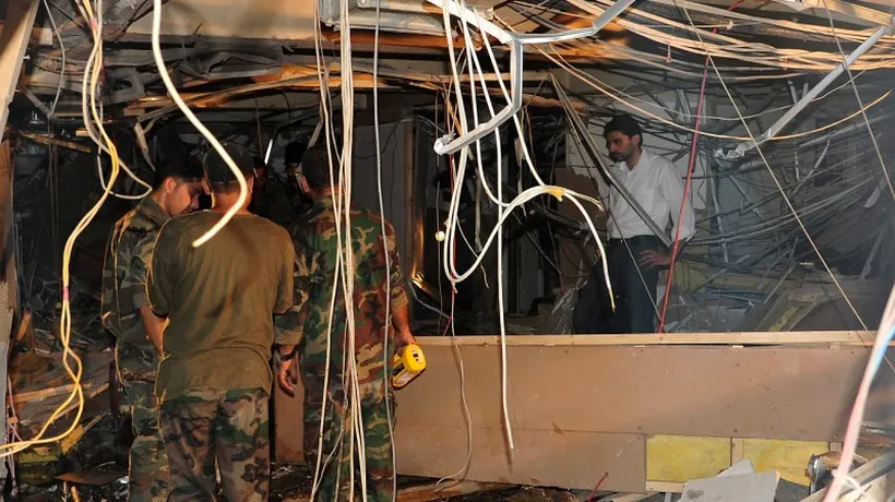 Atentat cu bombă în sediul radioteleviziunii siriene din Damasc