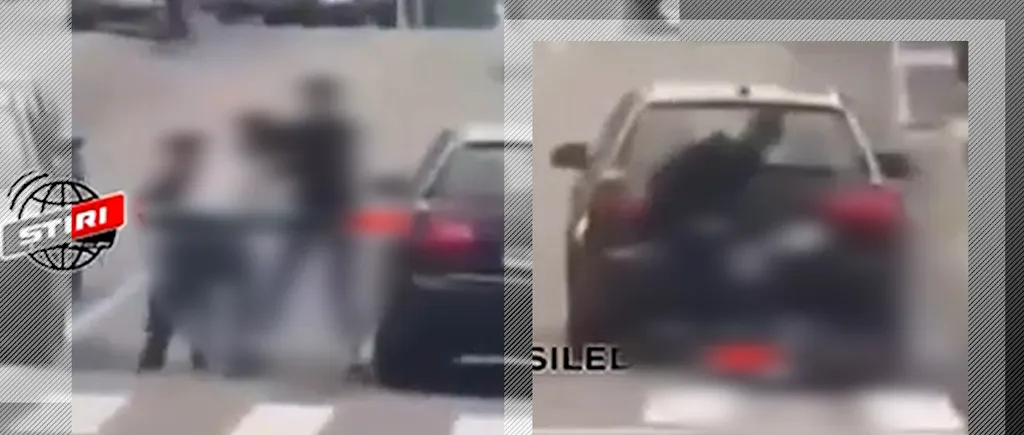 VIDEO | Trei FEMEI și dragostea pentru același bărbat, motiv de bătaie pe stradă, chiar în fața secției de Poliție