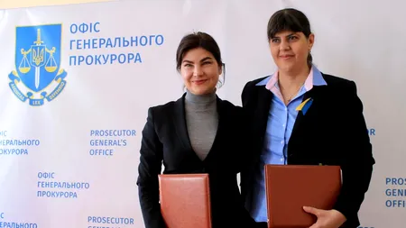 Laura Codruța Kovesi, vizită la Kiev. Ce a discutat cu procurorul general al Ucrainei