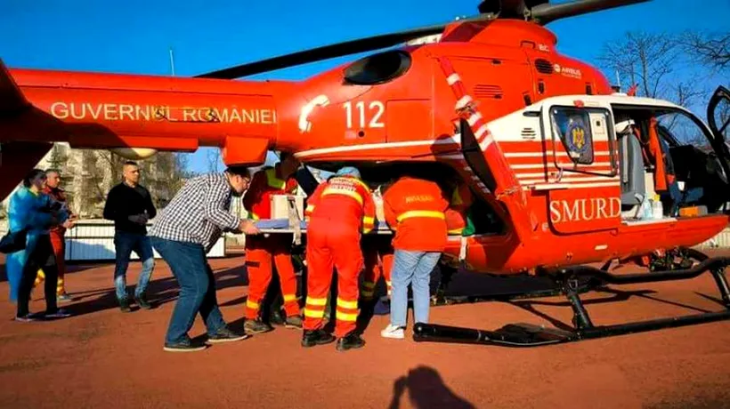 Bebeluş din Republica Moldova, în vârstă de doar 2 luni, adus de urgență la Iași cu un elicopter SMURD. Ce diagnostic are copilul