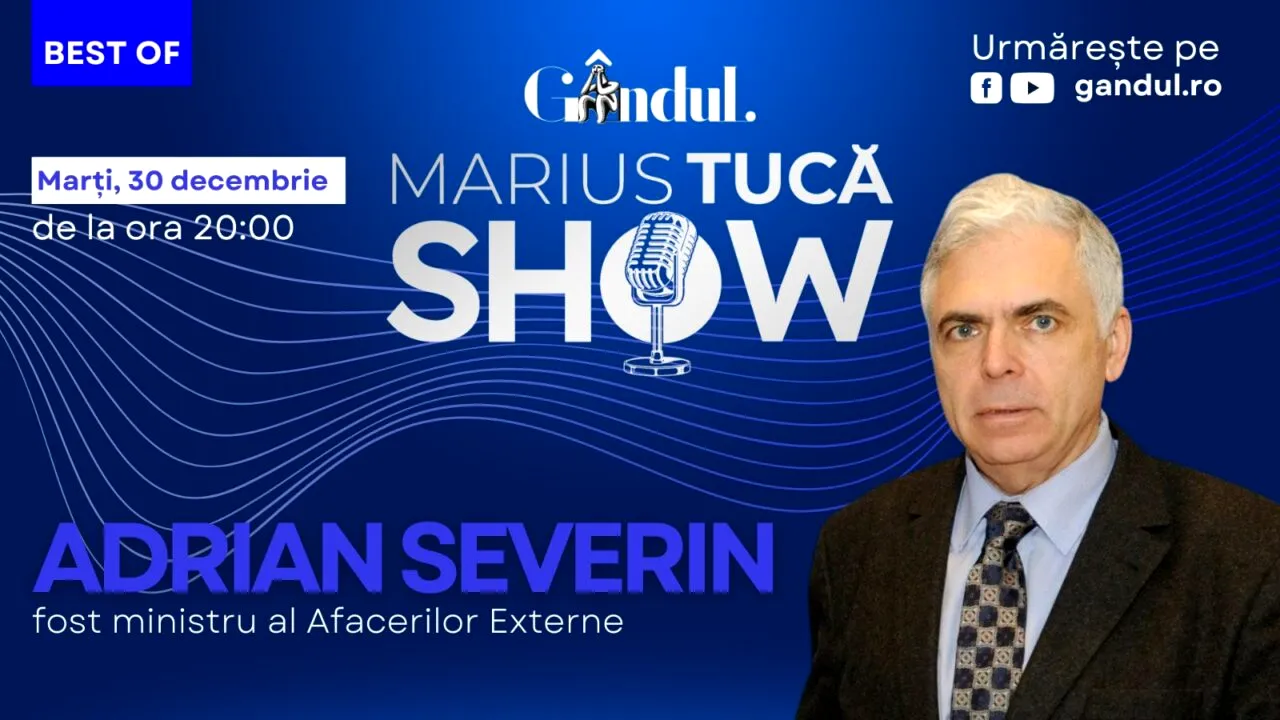 Gândul prezintă Best of Marius Tucă Show - marți, 30 decembrie, de la ora 20:00