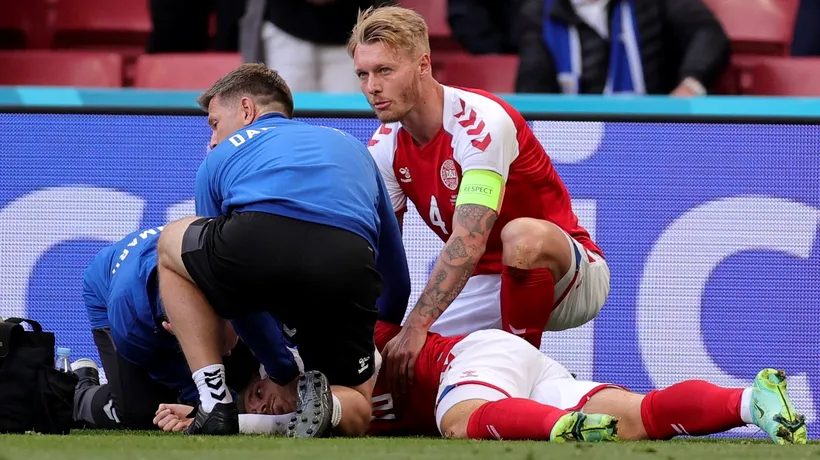 Ce a pățit de fapt Eriksen, jucătorul care s-a prăbușit pe teren la EURO 2020. Explicațiile unui cardiolog