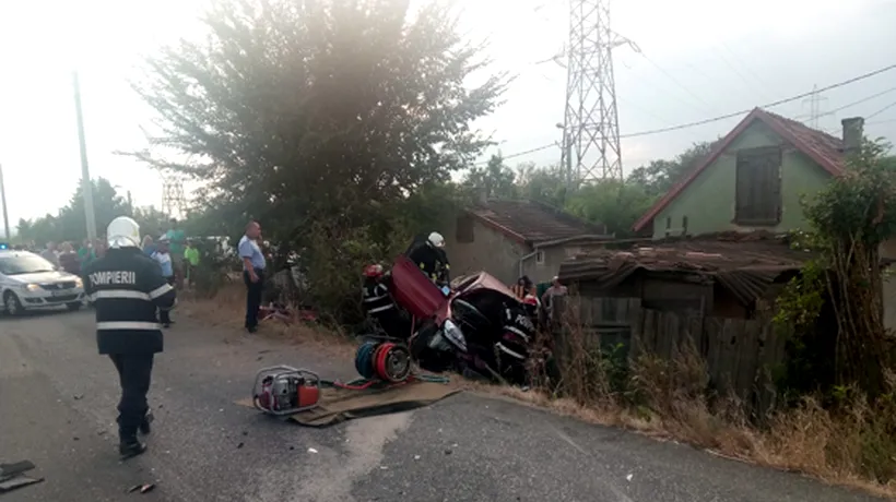 Accident grav produs în Hunedoara: Un mort și doi răniți din cauza unui șofer care a intrat pe contrasens