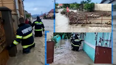 VIDEO | Ploile torențiale au făcut prăpăd în țară. Sute de gospodării au fost inundate în județele Alba, Bihor și Sibiu