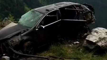 Imagini de la tragedia de pe Transfăgărășan: Tânărul care a decedat nu purta centura (VIDEO)