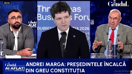Se îndreaptă România spre un regim prezidențial? Andrei Marga: Nicușor Dan încalcă din greu Constituția