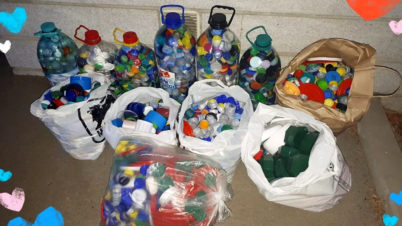 RESPONSABILITATE SOCIALĂ. Capacele de plastic reciclate chiar pot salva vieți
