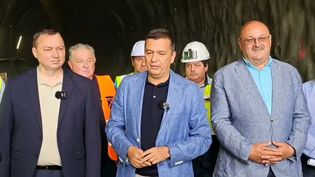 Ministrul Sorin GRINDEANU a verificat stadiile Loturilor 4 și 5 ale Autostrăzii Pitești-Sibiu/ 