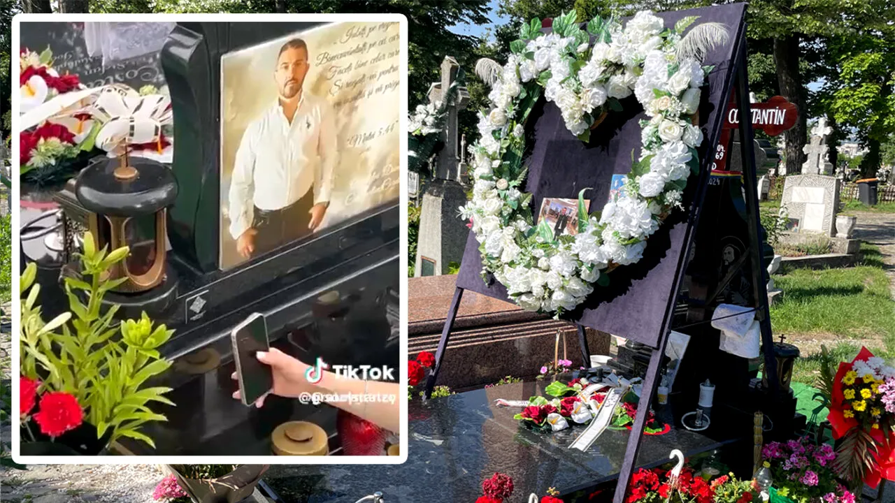 Un cod QR a apărut pe mormântul lui Costel Corduneanu din cimitirul Eternitatea. Unde duce link-ul