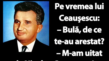 BANC | Pe vremea lui Ceaușescu: 