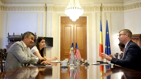 Sorin Grindeanu s-a întâlnit cu Michael Dickerson. Discuții despre Visa Waiver și prezența militară a SUA în România