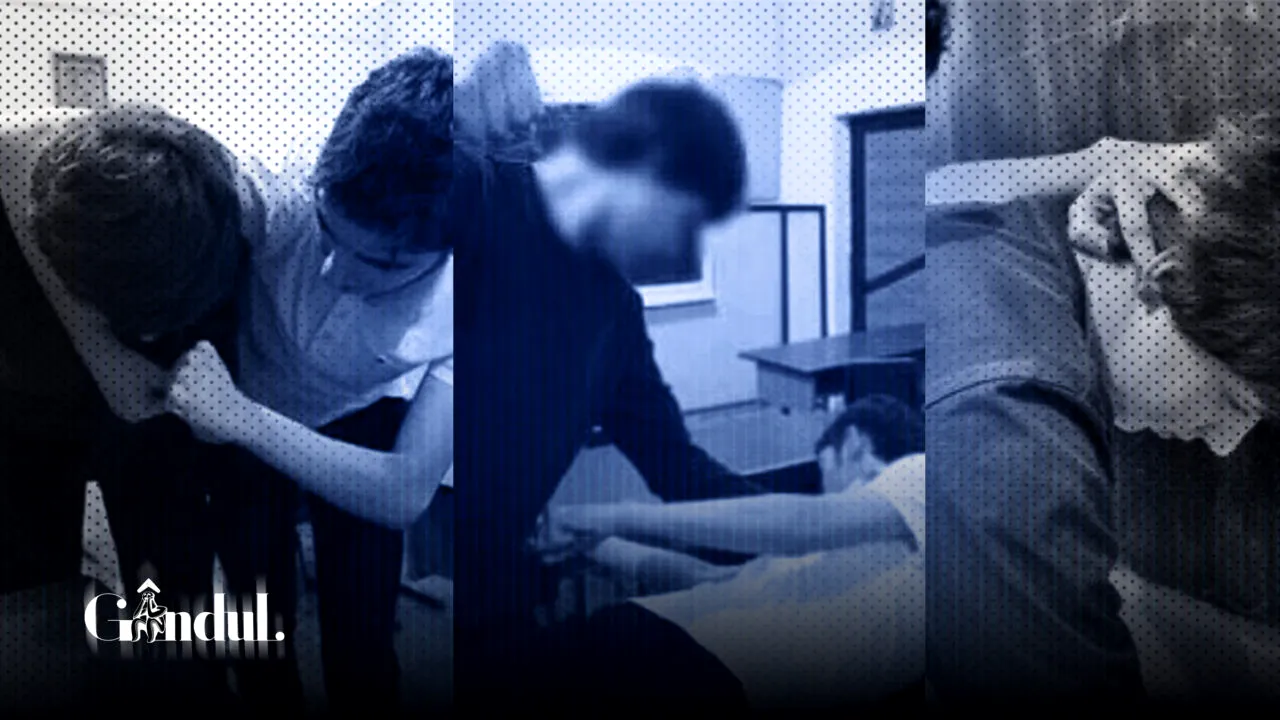 Un elev din Dâmbovița a fost imobilizat și snopit în bătaie de colegii mai mari. Evenimentul a fost filmat