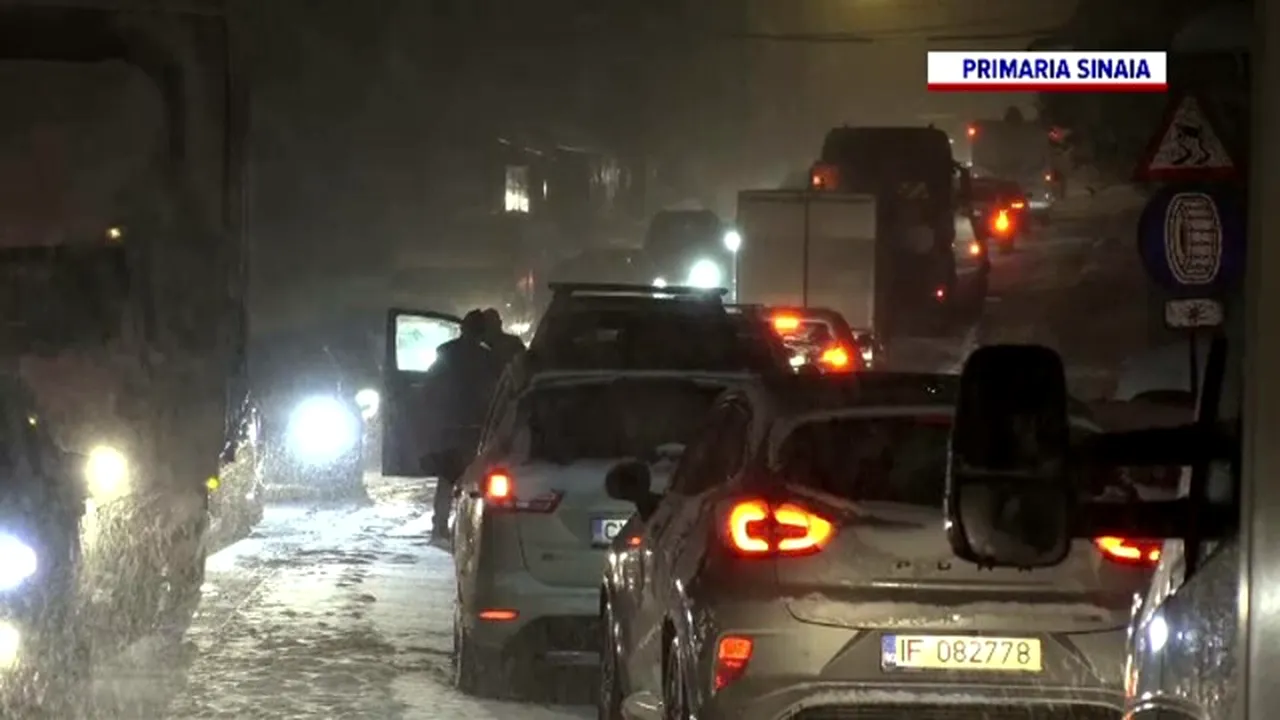 Voie bună și glume între șoferii de pe Valea Prahovei: „Dacă nu mă întorceam de la Predeal, ajungeam în martie”