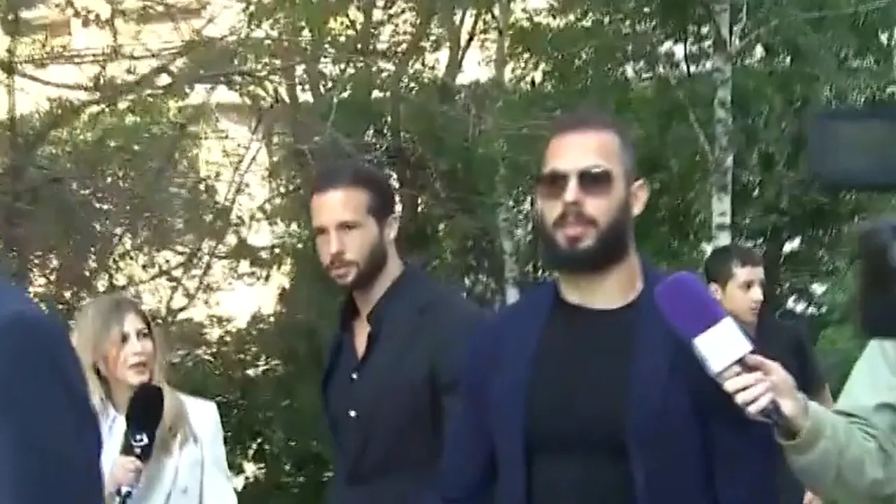 Frații Tate au ajuns din nou în fața instanței. Ce au declarat la tribunal
