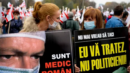 A doua zi consecutivă de proteste pentru angajații Institutului C. C. Iliescu din Capitală 