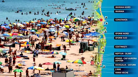 Cum va fi vremea în iulie la mare. Prognoza pentru Mamaia, Eforie, Costinești și Vama Veche, emisă de meteorologii Accuweather