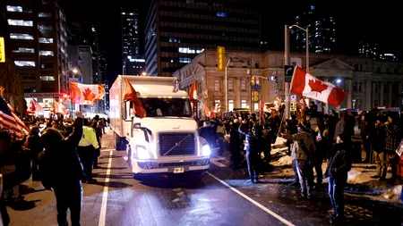 VIDEO | Protest fără precedent al antivacciniștilor în Canada. Primarul din Ottawa a declarat stare de urgență
