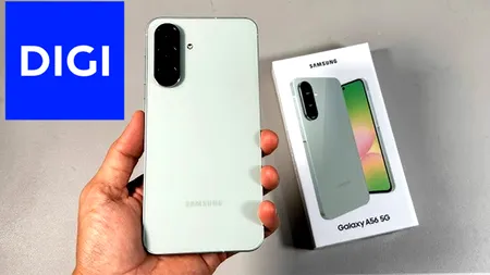 Digi România oferă noul smartphone Samsung Galaxy A56 tuturor abonaților. Ce trebuie să faci