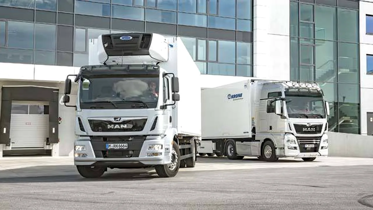 Transportatorii români solicită daune de 520 milioane de euro de la marii producători de camioane