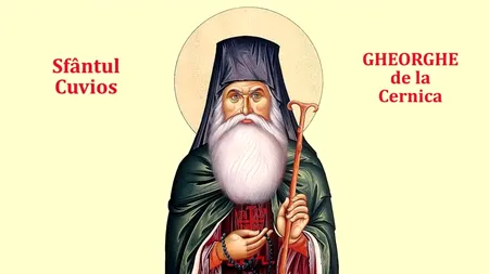 Sfântul Cuvios Gheorghe de la Cernica, pomenit la 3 decembrie în calendarul ortodox