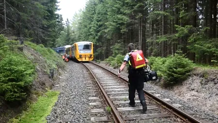 Cumplit ACCIDENT feroviar. Cinci muncitori care lucrau pe șine, spulberați de un tren!