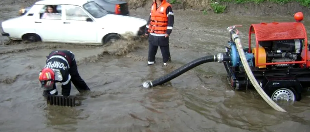 ALERTĂ METEO: Cod portocaliu de inundații în două județe din țară