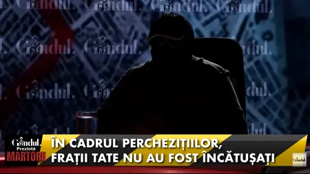 Ofițerul care a participat la primele perchezitii din vila fraților Tate susține ca aceștia au respectat autoritățile în timpul procedurii