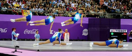 România, medalie de argint la gimnastică aerobică grup la Jocurile Europene de la Baku