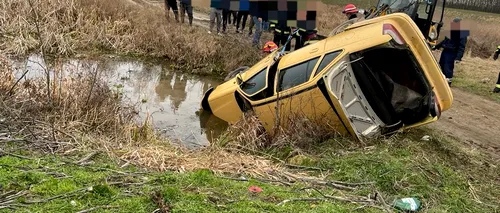 Un pădurar din Dolj a murit după ce a intrat cu mașina într-un canal