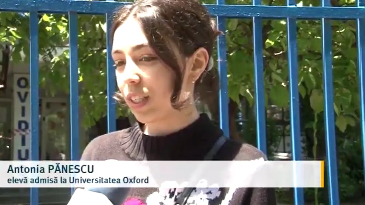 O elevă olimpică din Constanța a fost admisă la Universitatea Oxford, dar nu are bani pentru taxele şcolare. Termenul limită este 25 iunie 2021 (VIDEO)