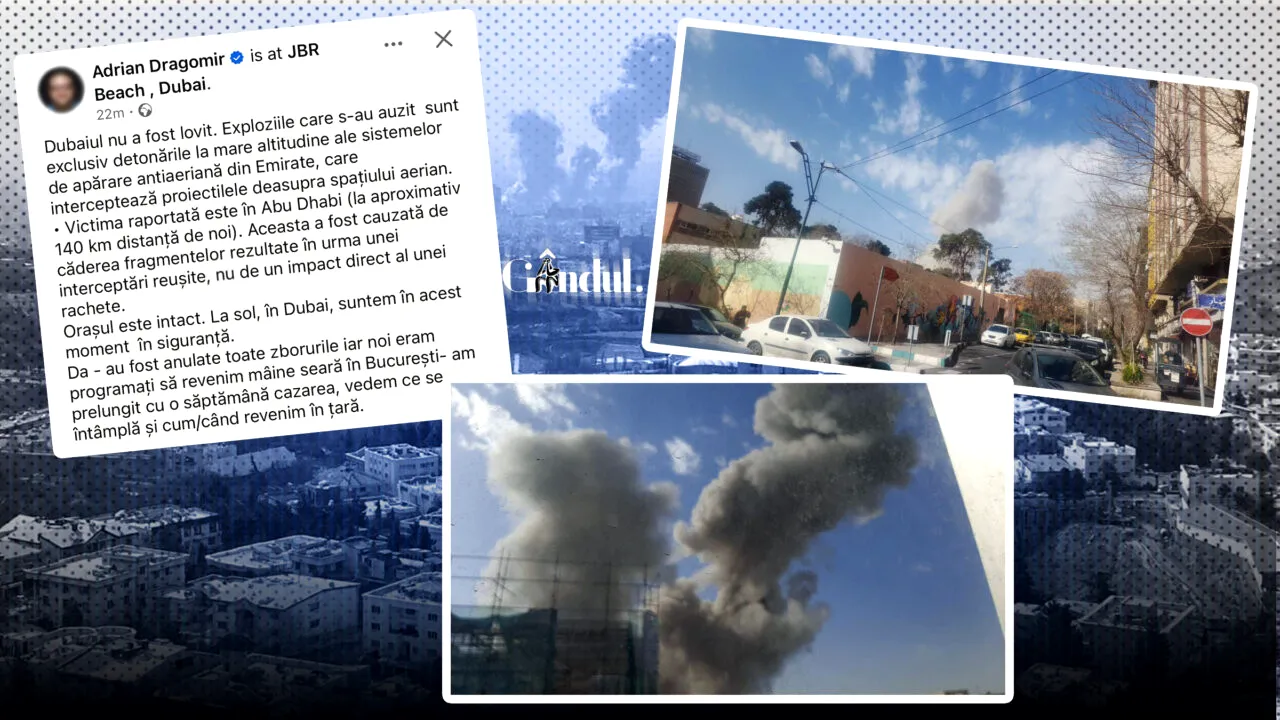 Mesajul unui român blocat în Dubai, după atacul american asupra Iranului: „La sol, suntem în siguranță în acest moment / Orașul este intact”