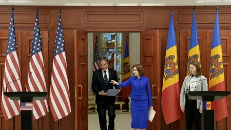 Antony Blinken reafirmă, la Chișinău, susținerea SUA pentru Republica Moldova /„Vă considerăm un PARTENER foarte valoros”