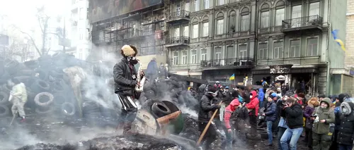 Fotoreportaj Gândul de pe EuroMaidan. Cum arăta protestul din Kiev înainte de expirarea ultimatumului opoziției. FOTO+VIDEO