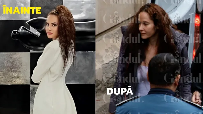 Transformare incredibilă. Cum arăta înainte fosta polițistă care lucra pentru frații Tate și cum arată acum, după aproape două săptămâni de arest / Sursa foto: colaj