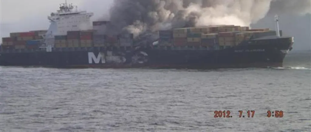Nava Flaminia, parțial distrusă într-un incendiu, va părăsi Portul Constanța, urmând să ajungă în Grecia pentru a fi decontaminată