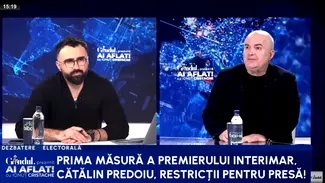 Florin Călinescu: „Ca să fii PREȘEDINTE trebuie să parcurgi o cantitate de viață”