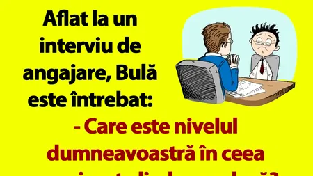 BANC | Bulă și limba engleză