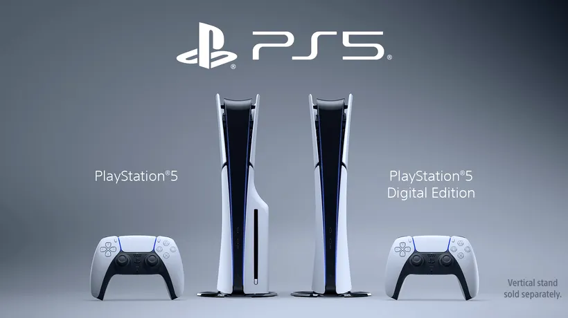 Sony a anunțat o nouă versiune de consolă PS5, mai mică. Când va fi disponibilă și la ce preț