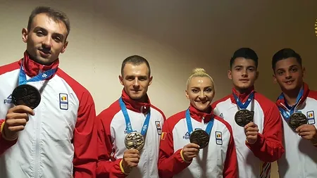 România, medaliată la gimnastică aerobică în cadrul Jocurilor Europene de la Minsk - FOTO 