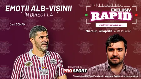 Dani Coman este invitatul special al emisiunii 