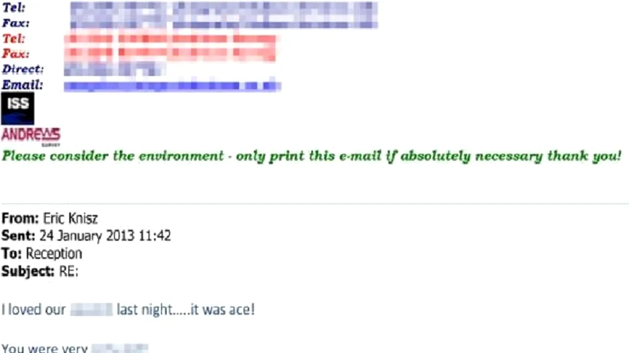 Mailul intim trimis la toată compania