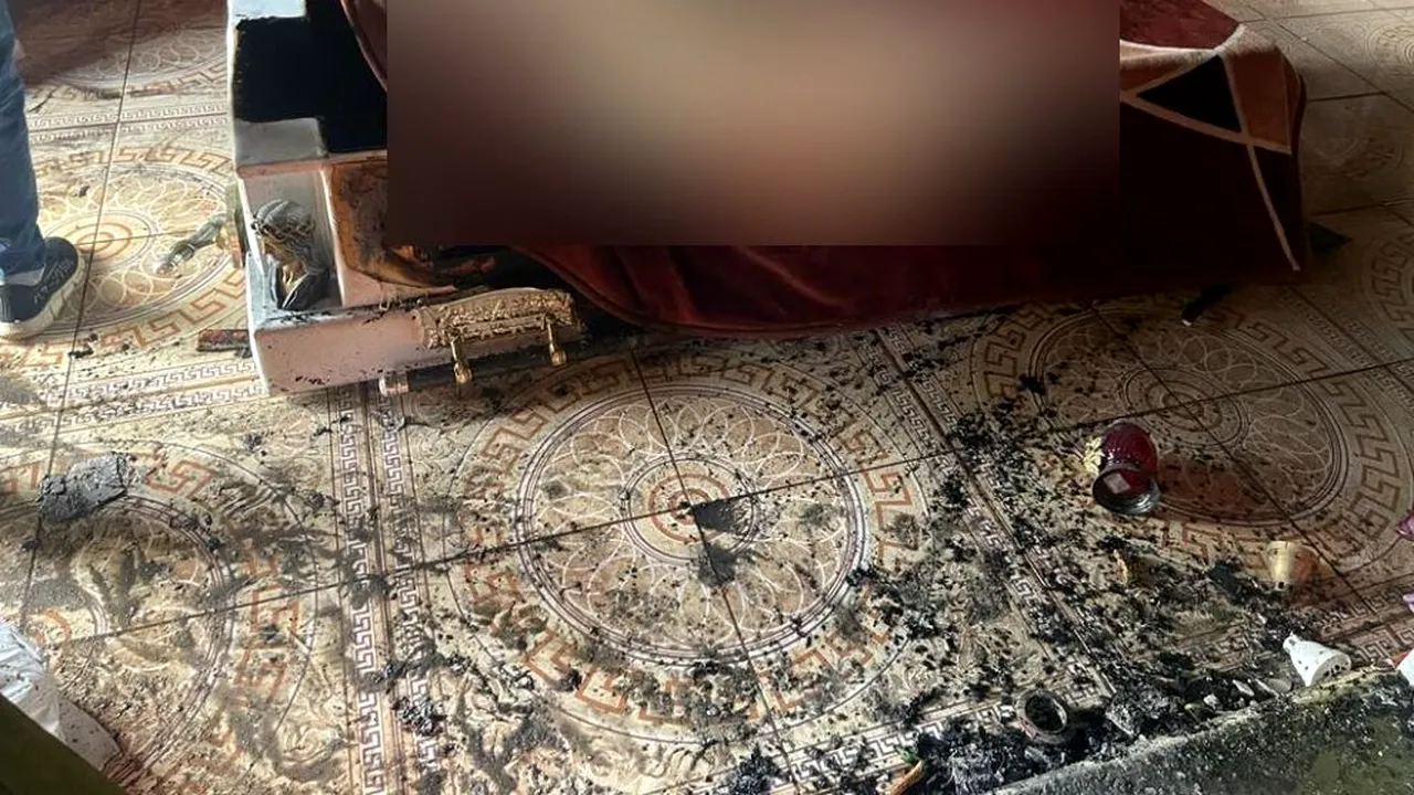 Incident șocant în Bistrița-Năsăud: Un sicriu dotat cu aer condiționat, în care se afla cadavrul unui tânăr, a explodat EXPLODAT