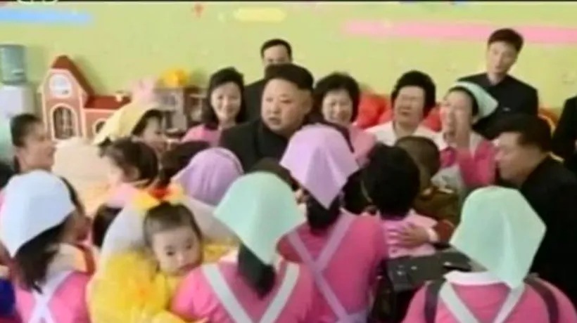 Kim Jong-un a vizitat un orfelinat în prima zi a anului