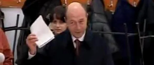 ALEGERI PARLAMENTARE 2012. Președintele Băsescu a votat pentru continuitate în drumul spre Vest. GALERIE FOTO