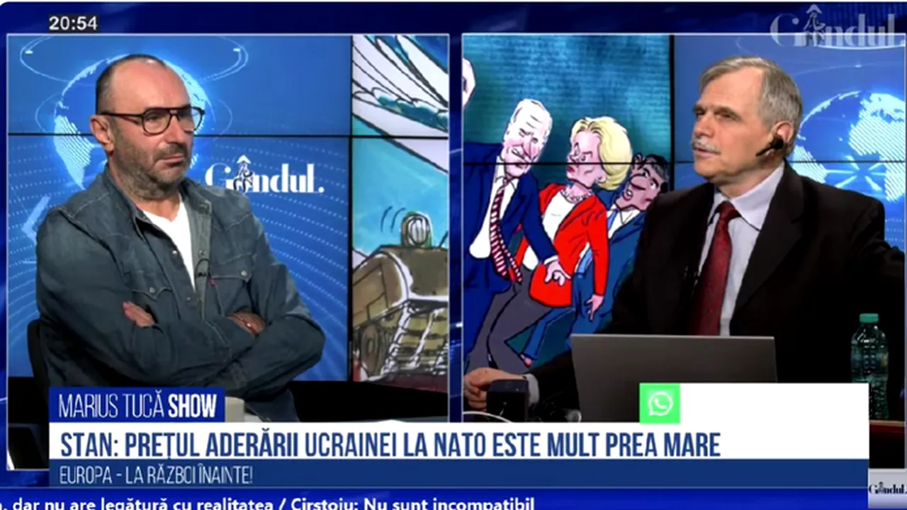POLL Marius Tucă Show: „Credeți că Ucraina ar trebui să fie primită în NATO, în următorii 10 ani?”