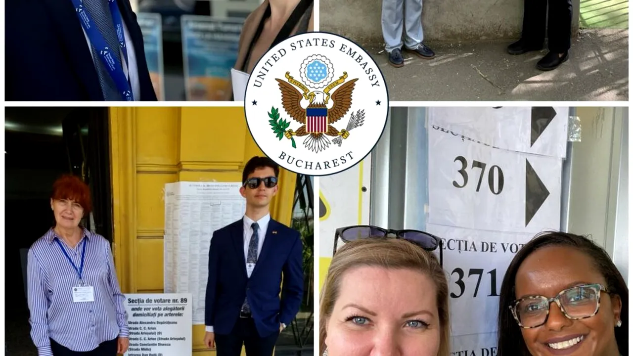 America, cu ochii pe VOTUL prezidențial din România. Echipe ale Ambasadei SUA au vizitat secțiile de votare: 