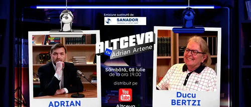 Ducu Bertzi este invitat la podcastul ALTCEVA cu Adrian Artene