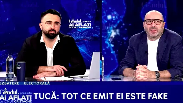 Marius Tucă: „Văd oameni de la care aveam pretenții. Maia Sandu are un frățior. Alt analfabet este Nicușor”